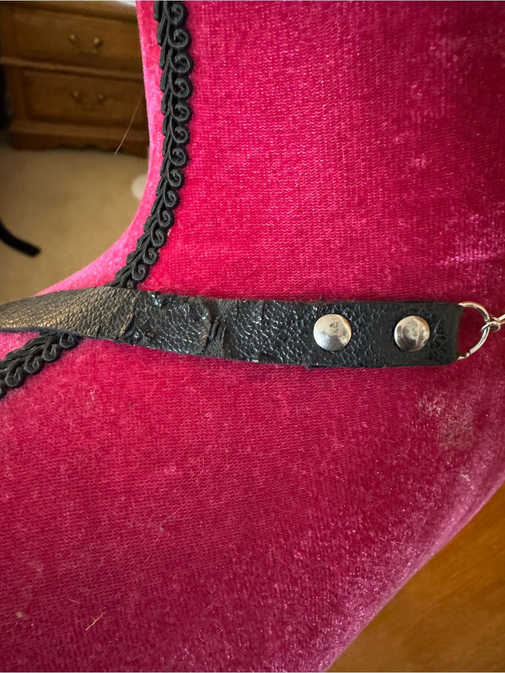 Metal Chainmail Bra Top with Draped Chains - Silver - Picture 4 of 4
